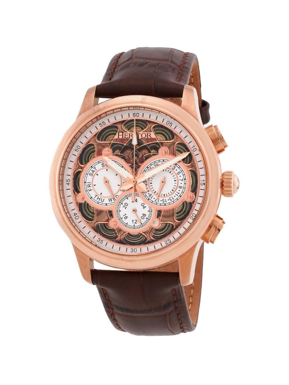NWT Heritor Apostle Multi-Color Dial Men's Watch